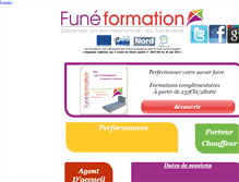 Tablet Screenshot of funeformation.com